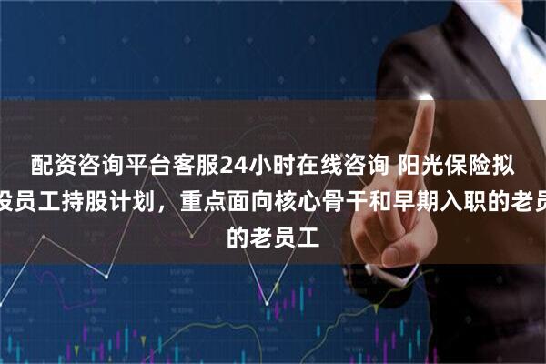 配资咨询平台客服24小时在线咨询 阳光保险拟再设员工持股计划，重点面向核心骨干和早期入职的老员工