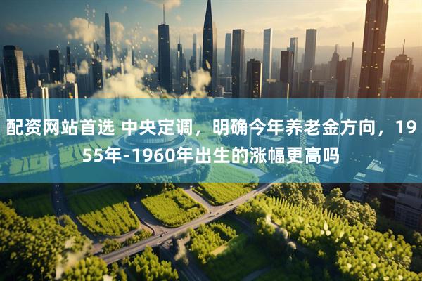配资网站首选 中央定调，明确今年养老金方向，1955年-1960年出生的涨幅更高吗